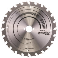 BOSCH Saw blade Speedline Wood 250 × 30 × 3.2 mm, 24 2.608.640.680 - Circular Saw Blade