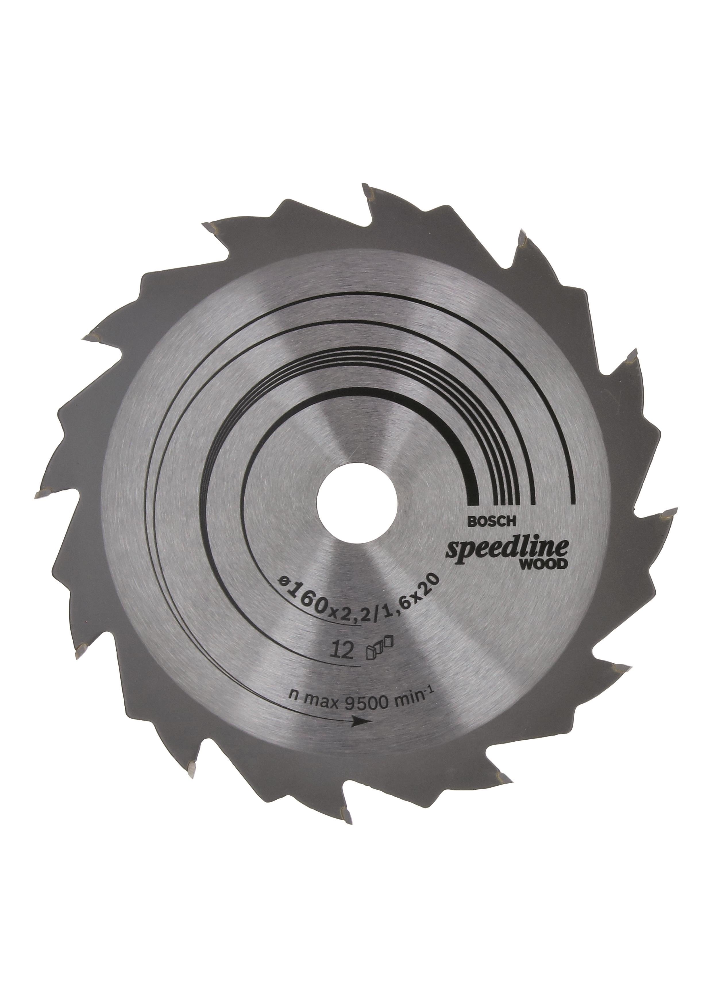 Bosch fűrészlap Speedline Wood 160 x 20 x 2,2 mm, 12 2.608.640.786