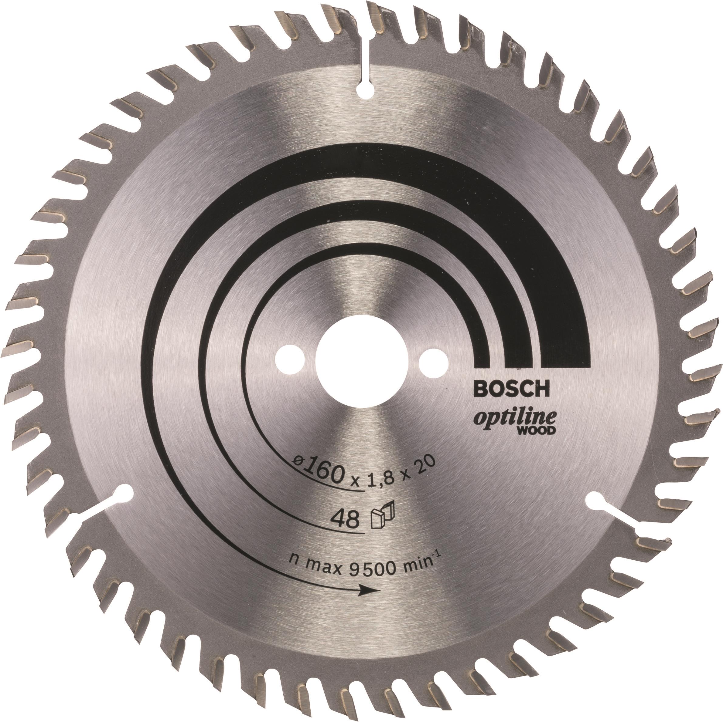 Bosch fafűrészlap Optiline Wood 160 x 20/16 x 1,8 mm, 48 2.608.641.172