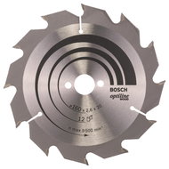 BOSCH Optiline Wood saw blade 160 × 20/16 × 2.6 mm, 12 2.608.641.173 - Circular Saw Blade
