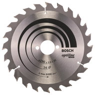 BOSCH Optiline Wood saw blade 190 × 30 × 2.0 mm, 24 2.608.641.185 - Circular Saw Blade