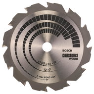 BOSCH Saw blade Construct Wood 190 × 20/16 × 2.6 mm 2.608.641.201 - Circular Saw Blade