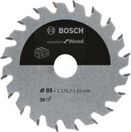 BOSCH Pilový kotouč Standard for Wood pro akumulátorové pily 85 × 1,1/0,7 × 15 T20 2.608.837.666 - Pilový kotouč
