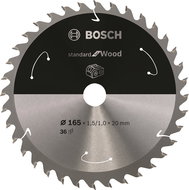 BOSCH Saw blade Standard for Wood for cordless saws 165 × 1.5/1 × 20 T36 2.608.837.686 - Circular Saw Blade