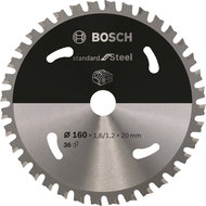 BOSCH Saw blade Standard for Steel for cordless saws 160 × 1.6/1.2 × 20 T36 2.608.837.749 - Circular Saw Blade