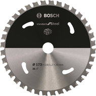 BOSCH Saw blade Standard for Steel for cordless saws 173 × 1.6/1.2 × 20 T36 2.608.837.750 - Circular Saw Blade