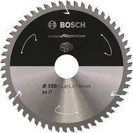 BOSCH Standard for Aluminium for cordless saws 165 × 1.8/1.3 × 30 T54 2.608.837.764 - Circular Saw Blade