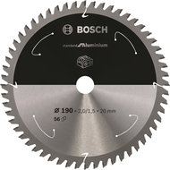 BOSCH Saw blade Standard for Aluminium for cordless saws 190 × 2/1.5 × 20 T56 2.608.837.770 - Circular Saw Blade