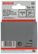 BOSCH Narrow staples for stapling machine, type 55 6 × 1.08 × 19 mm 1.609.200.373 - Heavy-Duty Staples