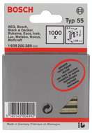 BOSCH Úzké sponky do sponkovačky, typ 55, laminované 6 × 1,08 × 19 mm 1.609.200.389 - Spony do sponkovačky