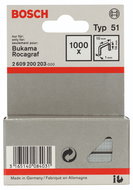 BOSCH Flat wire staples, type 51 10 × 1 × 14 mm 2.609.200.203 - Heavy-Duty Staples