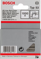 BOSCH Staples for staplers made of thin wire, type 53, stainless steel type 53 2.609.200.214 - Heavy-Duty Staples