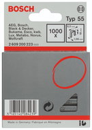 BOSCH Narrow staples for stapling machine, type 55 6 × 1.08 × 18 mm 2.609.200.223 - Heavy-Duty Staples
