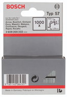 BOSCH Flat wire staples, type 57 10.6 × 1.25 × 12 mm 2.609.200.232 - Heavy-Duty Staples