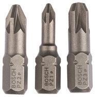 BOSCH 3dílná sada šroubovacích bitů Extra Hard PZ1 2.607.001.753 - Bit Set