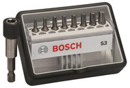 BOSCH Sada šroubovacích bitů Robust Line, S T, verze Extra Hard, 8+1 kusů 2.607.002.562 - Bit Set