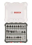 BOSCH Smíšená sada tvarových fréz s vřetenem O 6 mm, 30 ks 2.607.017.474 - Sada fréz