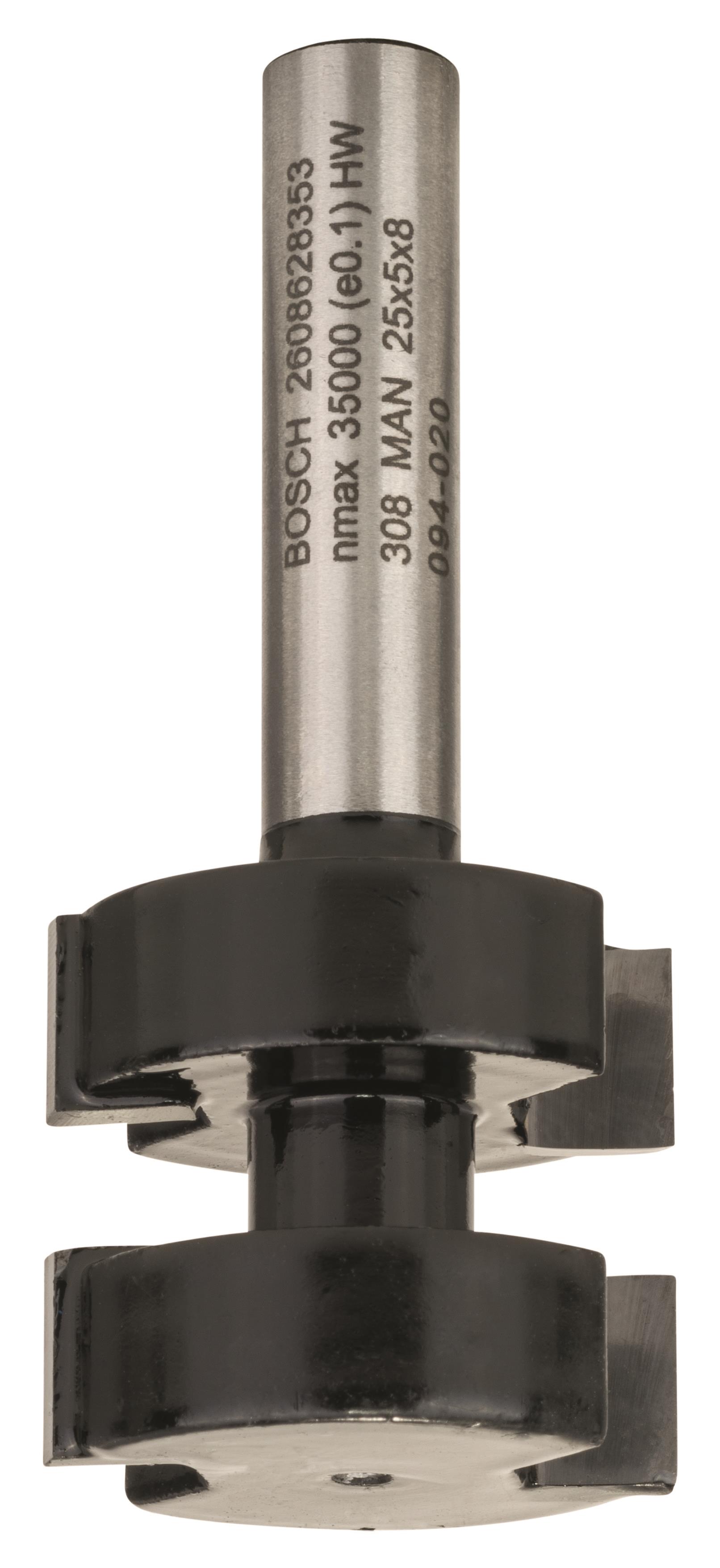 BOSCH 2608628353 horonyvágó, 8 mm, D1 25 mm, L 5 mm, G 58 mm