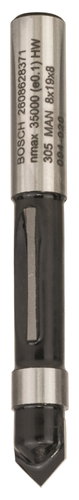 BOSCH Copy cutter, 8 mm, D1 8 mm, L 19 mm, G 66 mm 2.608.628.371 - Milling Cutter - Main image