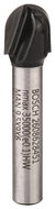 BOSCH Žlábkovací fréza, 6 mm, R1 4,7 mm, D 9,5 mm, L 9,2 mm, G 40 mm 2.608.628.451 - Milling Cutter