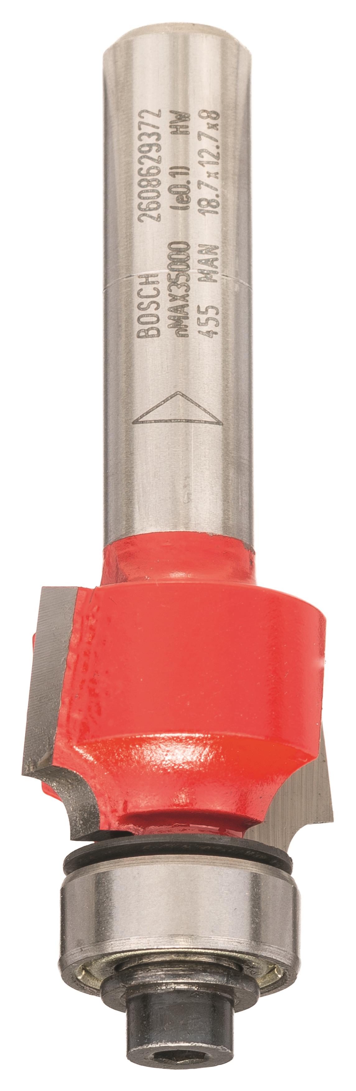 BOSCH 2608629372 kerekítővágó Expert for Wood, 8 mm, D 18,7 mm, R1 3 mm, L 12,7 mm, G 55 mm