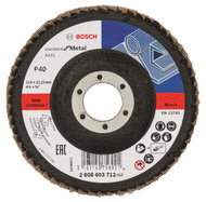 BOSCH Laminated grinding wheel X431, Standard for Metal 2.608.603.712 - Lamellar Disc