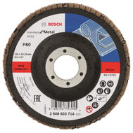 BOSCH Laminated grinding wheel X431, Standard for Metal 2.608.603.714 - Lamellar Disc