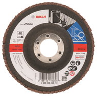BOSCH Laminated grinding wheel X571, Best for Metal 2.608.605.450 - Lamellar Disc
