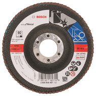 BOSCH Laminated grinding wheel X571, Best for Metal 2.608.605.451 - Lamellar Disc