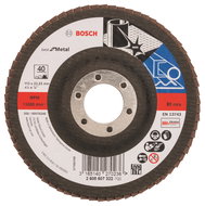 BOSCH Laminated grinding wheel X571, Best for Metal 2.608.607.322 - Lamellar Disc