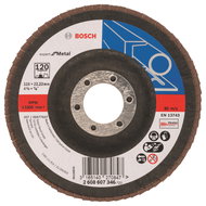 BOSCH Laminated grinding wheel X551, Expert for Metal 2.608.607.346 - Lamellar Disc