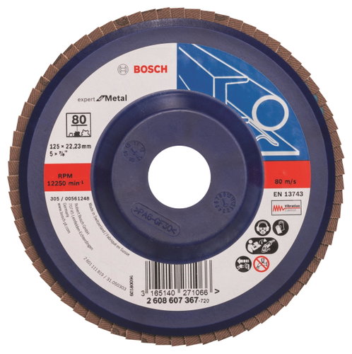 BOSCH Laminated grinding wheel X551, Expert for Metal 2.608.607.367 - Lamellar Disc - Main image