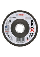 BOSCH Best for Metal systému X-LOCK, šikmá verze, fíbrová deska, O 115 mm, G 120, X571 2.608.619.200 - Lamelový kotouč