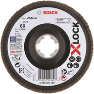 BOSCH Best for Metal System X-LOCK, angled version, plastic blade, O 125 mm, G 60, X571 2.608.621.76 - Lamellar Disc