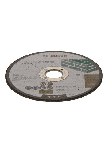 BOSCH Cutting wheel Standard for Stone C 30 S BF, 125 mm, 22.23 mm, 3.0 mm 2.608.603.178 - Cutting Disc - Main image