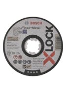 BOSCH 2608619263 Expert for Inox+Metal X-LOCK rendszer lapos vágótárcsa 115×1×22,23 - Vágótárcsa