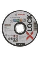 BOSCH 2608619269, Multi Material X-LOCK, lapos vágótárcsa 125 × 1 × 22,23 - Vágótárcsa