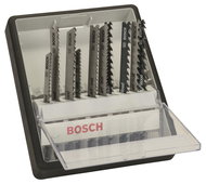 BOSCH 10dílná sada pilových plátků Robust Line, varianta Wood, se stopkou T2.607.010.540 - Saw Blade Set