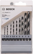 BOSCH 9-piece HSS PointTeQ Hex 2-8 mm spiral drill set 2.607.002.826 - Drill Set