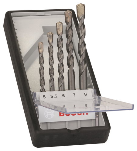 BOSCH Concrete spiral drill set CYL-3, Robust Line, 5-8 mm, 5 pieces 2.607.010.526 - Drill Set - Main image