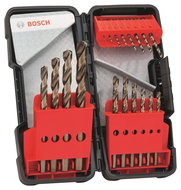 BOSCH 18-piece set of spiral drill bits HSS-Co, Toughbox, DIN 338, 135° 1-10 mm 2.607.017.047 - Drill Set