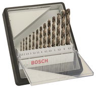 BOSCH 13dílná sada spirálových vrtáků do kovu Robust Line HSS-Co 1,5–6,5 mm 2.607.019.926 - Sada vrtáků