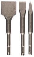 BOSCH 3-piece set of short chisels SDS plus 0/20/40 mm 2.608.690.180 - Chisel Set
