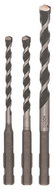 BOSCH 3-piece set of multi-purpose drills SDS quick 5,0×100; 6,0×100; 8,0×120 2.609.256.918 - Drill Set