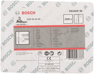 BOSCH Hřebíky s hlavou tvaru D v pásu SN34DK 90 3,1 mm, 90 mm, bez povrchové úpravy, hladký - Nails
