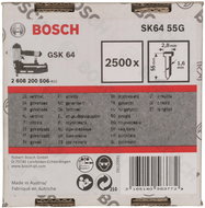 BOSCH Hřeby se zápustnou hlavou SK64 55G 1,6 mm, 55 mm, pozinkovaný 2.608.200.506 - Spikes