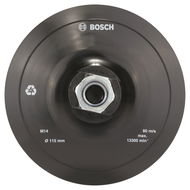 BOSCH Opěrný talíř s upínacím systémem se suchým zipem, 115 mm 2.608.601.076 - Opěrný talíř