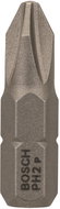 BOSCH Bit PH2 25 mm, šestihranná stopka 1/4" ISO 1173 C6.3, mimořádně tvrdý 2.608.521.219 - Bit