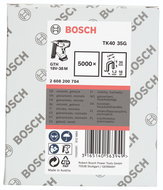 BOSCH Staples TK40 35G 1,2 mm, 35 mm, galvanized 2.608.200.704 - Staples