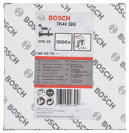 BOSCH Staples TK40 38G 1,2 mm, 38 mm, galvanized 2.608.200.705 - Staples